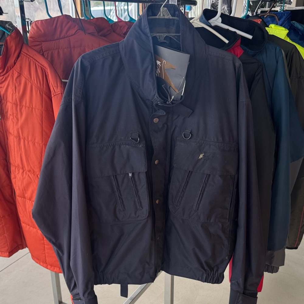 Men's Lightweight Dark Navy Field Jacket - Casual Utility Style